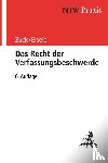 Zuck, Holger, Eisele, Reiner - Das Recht der Verfassungsbeschwerde