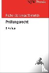 Niehues, Norbert, Fischer, Edgar, Jeremias, Christoph, Dieterich, Peter - Prüfungsrecht