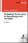  - Vorläufiger Rechtsschutz im Verwaltungsstreitverfahren