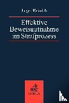 Heinrich, Jürgen - Effektive Beweisaufnahme im Strafprozess
