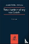 Häcker, Robert, Schwarz, Volker - Tatsachenfeststellung vor Gericht