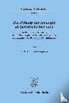 Langhein, A. W. Heinrich - Das Prinzip der Analogie als juristische Methode.