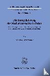 Krysztopowicz, Agnieszka - Die Europäisierung des Mediationsrechts in Polen.