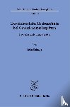Zuluaga, John - Der richterliche Rechtsschutz bei Grundrechtseingriffen.