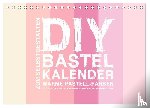 Speer, Michael - DIY Bastel-Kalender -Warme Pastell Farben- Zum Selbstgestalten (Tischkalender 2025 DIN A5 quer), CALVENDO Monatskalender