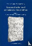 Donner, Herbert, Röllig, Wolfgang - Kanaanäische und aramäische Inschriften - Band 1