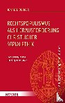 Burger, Jonatan - Rechtspopulismus als Herausforderung christlicher Sozialethik