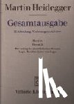 Heidegger, Martin - Gesamtausgabe Abt. 2 Vorlesungen Bd. 55. Heraklit