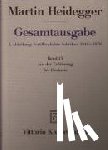 Heidegger, Martin - Gesamtausgabe Abt. 1 Veröffentlichte Schriften Bd. 13. Aus der Erfahrung des Denkens