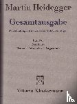 Heidegger, Martin - Gesamtausgabe. 4 Abteilungen / Seminare. Platon - Aristoteles - Augustinus