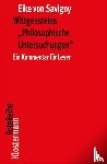 Savigny, Eike Von - Wittgensteins "Philosophische Untersuchungen"