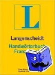  - Langenscheidt Handwörterbuch Französisch - Franz?sisch-Deutsch/Deutsch-Franz?sisch