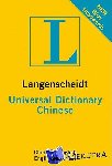 Langenscheidt - Langenscheidt Universal Dictionary Chinese - Chinesisch-Englisch / Englisch-Chinesisch