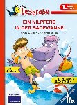 Hula, Saskia - EIN NILPFERD IN DER BADEWANNE - Leserabe 1. Klasse - Erstlesebuch für Kinder ab 6 Jahren