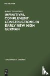 Ebert, Robert Peter - Infinitival complement constructions in Early New High German