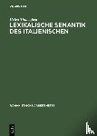 Thomassen, Helga - Lexikalische Semantik des Italienischen