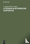 Blennerhassett, Charlotte - Literar-Historische Aufsatze