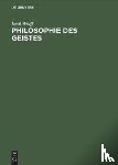 Wolff, Emil - Philosophie Des Geistes