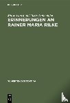 Thurn Und Taxis-Hohenlohe, Marie - Erinnerungen an Rainer Maria Rilke