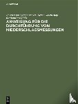  - Anweisung Fur Die Durchfuhrung Von Niederschlagsmessungen
