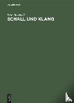 Bergtold, Fritz - Schall Und Klang