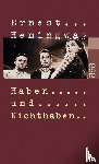 Hemingway, Ernest - Haben und Nichthaben