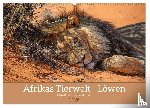 Voß, Michael - Afrikas Tierwelt - Löwen (Wandkalender 2026 DIN A2 quer), CALVENDO Monatskalender