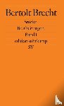 Brecht, Bertolt - Stücke. Bearbeitungen I