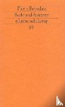 Bourdieu, Pierre - Rede und Antwort