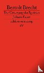Brecht, Bertolt - Untergang des Egoisten Johann Fatzer