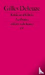 Deleuze, Gilles - Kritik und Klinik