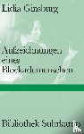 Ginsburg, Lidia - Aufzeichnungen eines Blockademenschen