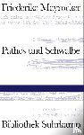 Mayröcker, Friederike - Pathos und Schwalbe