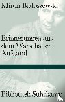 Bialoszewski, Miron - Erinnerungen aus dem Warschauer Aufstand