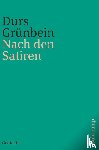 Grunbein, Durs - Nach den Satiren