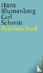 Blumenberg, Hans, Schmitt, Carl - Briefwechsel 1971-1978