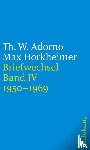 Adorno, Theodor W., Horkheimer, Max - Briefe und Briefwechsel