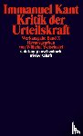 Kant, Immanuel - Kritik der Urteilskraft