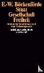 Böckenförde, Ernst-Wolfgang - Staat, Gesellschaft, Freiheit