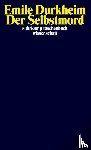 Durkheim, Emile - Der Selbstmord