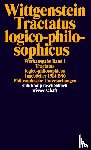 Wittgenstein, Ludwig - Tractatus logico-philosophicus. Tagebücher 1914 - 1916. Philosophische Untersuchungen