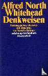 Whitehead, Alfred North - Denkweisen