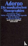 Adorno, Theodor W. - Die musikalischen Monographien