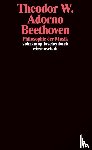 Adorno, Theodor W. - Beethoven - Philosophie der Musik
