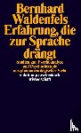 Waldenfels, Bernhard - Erfahrung, die zur Sprache drängt
