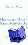 Hesse, Hermann - Der Steppenwolf. Narziß und Goldmund. Die Morgenlandfahrt. - Sämtliche Werke in 20 Bänden und einem Registerband Band 4