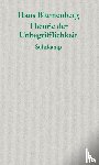 Blumenberg, Hans - Theorie der Unbegrifflichkeit