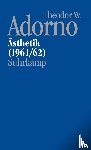 Adorno, Theodor W. - Nachgelassene Schriften. Abteilung IV: Vorlesungen