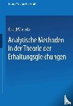 Warnecke, Gerald - Analytische Methoden in der Theorie der Erhaltungsgleichungen