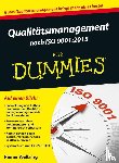 Weltring, Rainer - Qualitatsmanagement nach ISO 9001-2015 fur Dummies